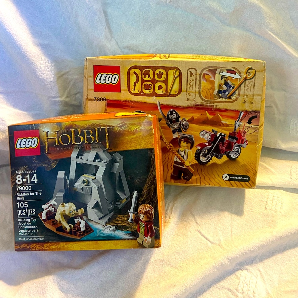 LEGO - The Hobbit Riddles for the Ring & Pharaoh's Quest Golden Staff Guardians